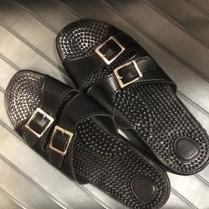 Brand new black sandals size 8